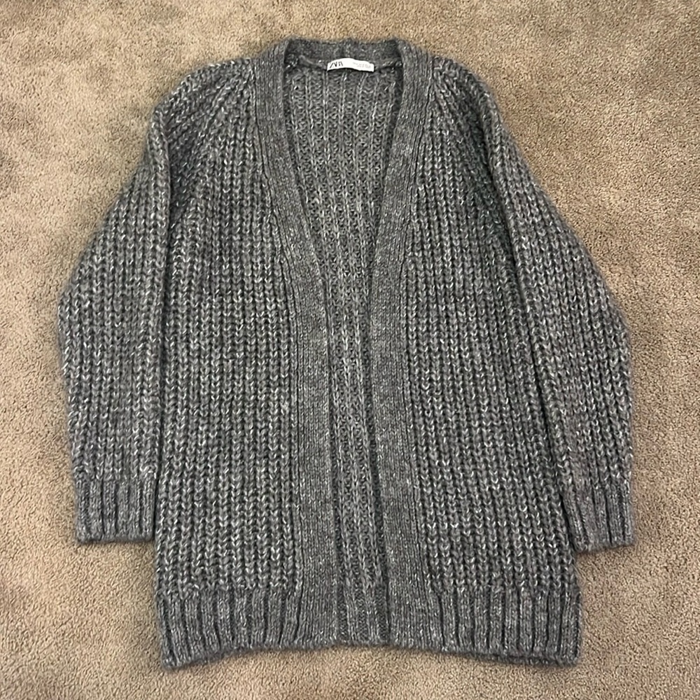 Zara Long Knit Cardigan